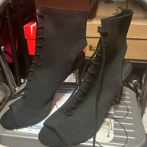Express black open toe bootie